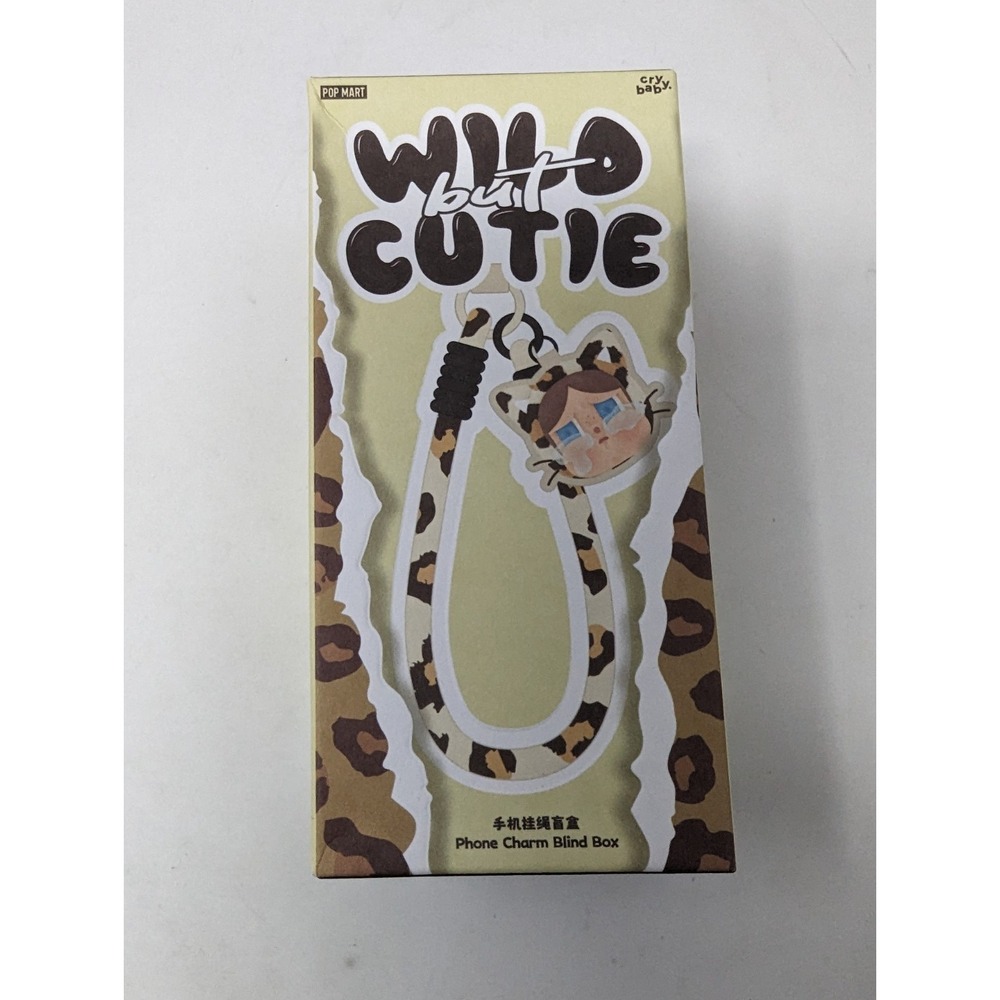 *Neon Cutie* Authentic CRYBABY Wild but Cutie Phone Charm Pop Mart‎ Open New